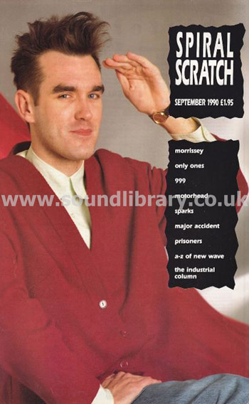 Morrissey Spiral Scratch - September Issue 1990 UK Issue Magazine Front Cover Image