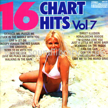 16 Chart Hits Vol. 7 UK Issue Stereo LP Contour 2870 327 Front Sleeve Image