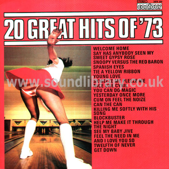 Unknown - Not Stated 20 Great Hits of '73 UK Issue Stereo LP Contour 2870 359 Front Sleeve Image