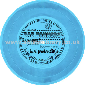 Bad Manners No Respect UK Issue Coloured Vinyl Flexi Disc Lyntone LYN 9472 Flexi Image