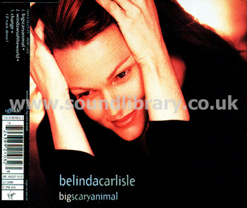 Belinda Carlisle Big Scary Animal UK Issue CDS Virgin VSCDT 1472 Front Inlay Image