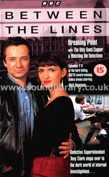 Between The Lines 3 Neil Pearson VHS PAL Video BBC Video BBCV5654 Front Inlay Sleeve