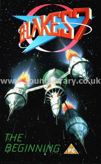 Blakes 7 The Beginning David Maloney VHS PAL Video BBC Video BBCV 4326 Front Inlay Sleeve