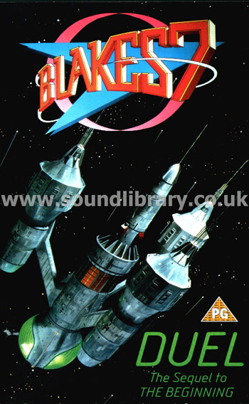 Blakes 7 Duel David Maloney VHS Video BBC Video BBCV 4327 Front Inlay Sleeve