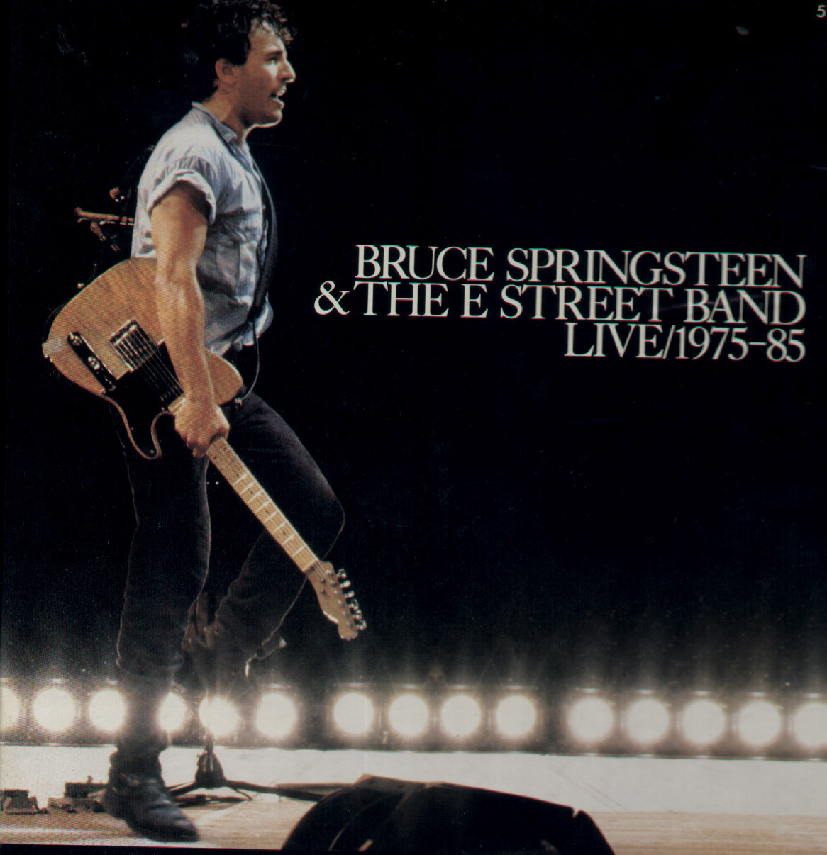Bruce Springsteen & The E. Street Band Live '75 - '85 UK 5LP Box Set CBS 450227 1 Front Box Image