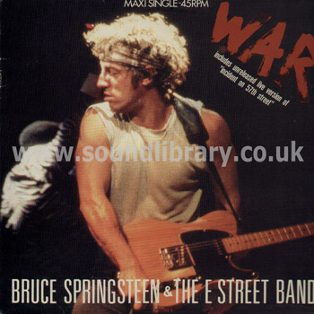 Bruce Springsteen War Greece Issue Maxi Single 12" CBS CBS 6501936 Front Sleeve Image