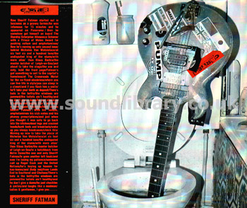 Carter The Unstoppable Sex Machine Sheriff Fatman UK Issue CDS USM CD1 Front Inlay Image
