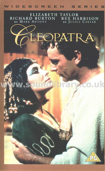 Cleopatra Elizabeth Taylor VHS PAL 2Video 20th Century Fox Home Entertainment 1143W Front Inlay Sleeve