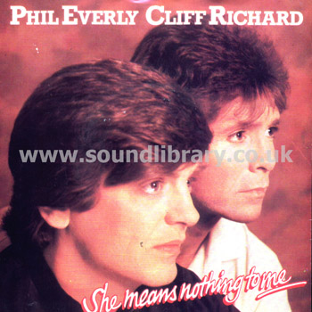Phil Everly & Cliff Richard She Means Nothing To Me Portugal 7" Capitol 11C 008-86647 Front Sleeve Image