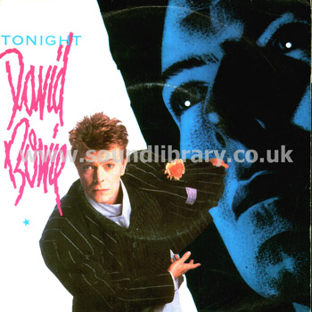 David Bowie Tonight Portugal Issue Estereo 7" EMI (America) 2004437 Front Sleeve Image