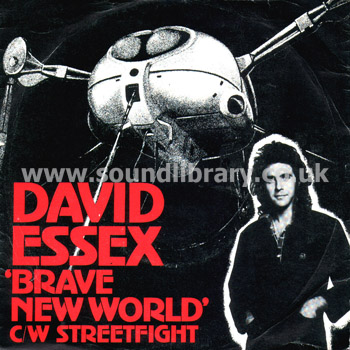 David Essex Brave New World Stereo UK Issue 7" Front Sleeve Image