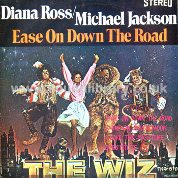 Diana Ross & Michael Jackson Ease On Down The Road Thailand 7" EP Royalsound TKR-579 Front Sleeve Image