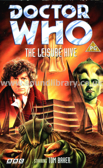 Doctor Who - The Leisure Hive Tom Baker VHS PAL Video Front Inlay Sleeve