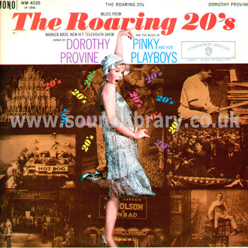 Dorothy Provine The Roaring 20's UK Issue Mono LP Warner Bros. WM 4035 Front Sleeve Image