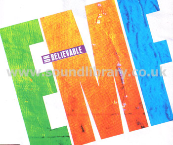 EMF Unbelievable UK Issue CDS Parlophone CDR 6273 Front Inlay Image