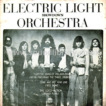 The Electric Light Orchestra Showdown Thailand Stereo 7" EP 4 Track Stereo FT. 127 Front Sleeve Image