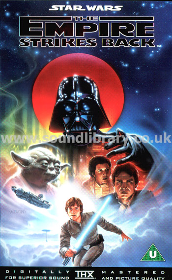 The Empire Strikes Back VHS PAL Video 20th Century Fox Home Entertainment 1425S Front Inlay Sleeve
