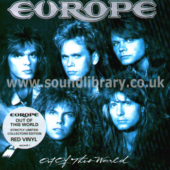 Europe Out Of This World UK Issue Coloured Vinyl LP Epic 462449 1 Front Sleeve Image