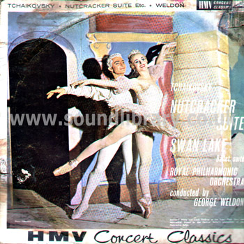 George Weldon Tchaikovsky Swan Lake Nutcracker Suites UK LP HMV XLP 20024 Front Sleeve Image