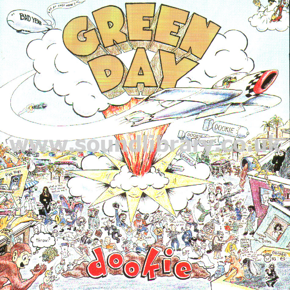 Green Day Dookie Germany Issue CD Reprise 9362-45529-2 Front Inlay Image