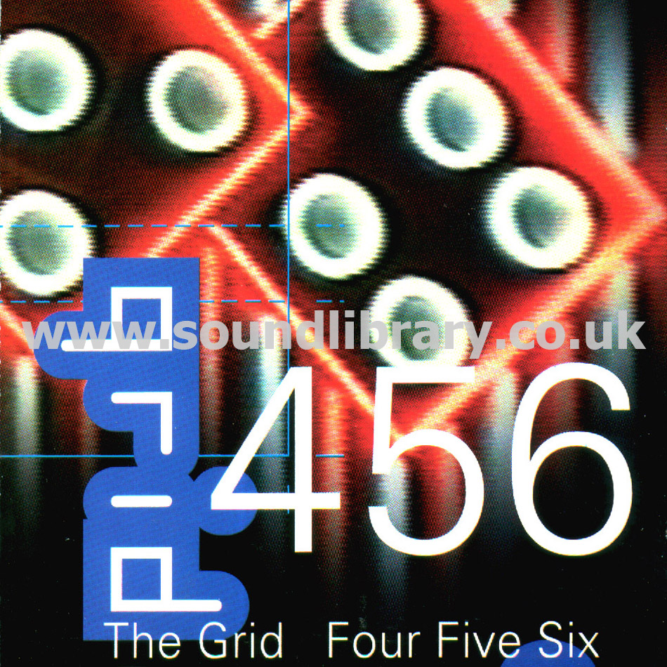The Grid 456 UK Issue CD Virgin CDV 2696 Front Inlay Image