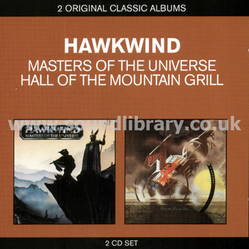 Hawkwind Masters of The Universe / Hall Of The Mountain Grill 2CD EMI 5099968070724 Front Inlay Image