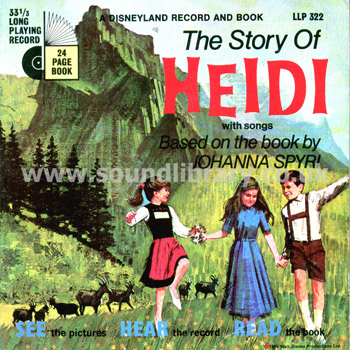 Heidi Carole Lorrimer Camarata UK Issue G/F Sleeve 7" EP Disneyland LLP322 Front Sleeve Image