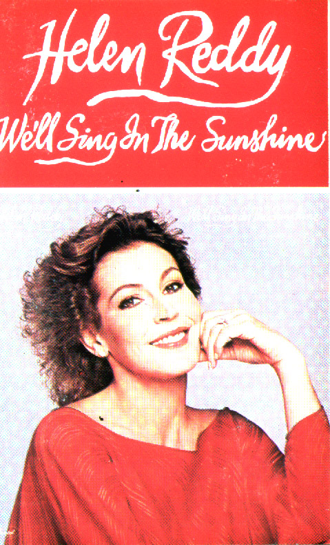 Helen Reddy We'll Sing In The Sunshine UK Issue Stereo MC Capitol TC-E-ST 11759 Front Inlay Card