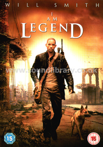 I Am Legend Will Smith Region 2 PAL DVD Warner Home Video DY29447 Front Inlay Sleeve