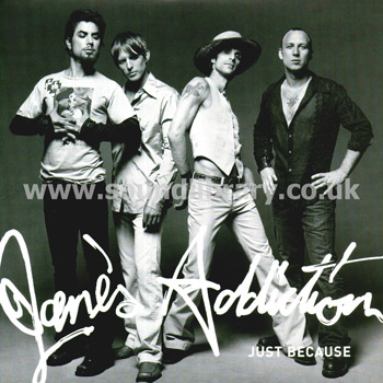 Jane's Addiction Just Because EU Issue 7" Parlophone 7243 5 52628 7 5 Front Sleeve Image