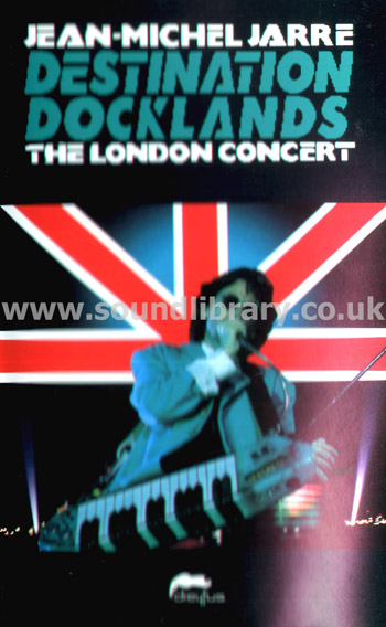 Jean-Michel Jarre Destination Dockland London Concert VHS Video Channel 5 CFV 10212 Front Inlay Sleeve