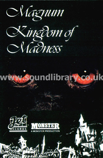 Magnum Kingdom Of Madness UK Issue MC Jet Records JETCA 210 Front Inlay Card