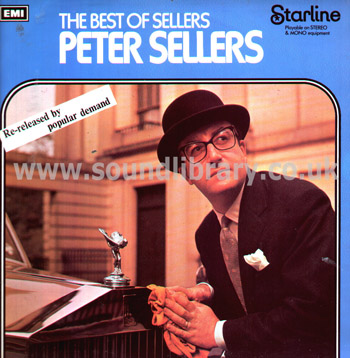 Peter Sellers The Best Of Sellers UK Issue Mono LP Starline MRS 5157 Front Sleeve Image