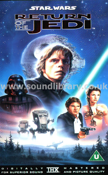 Return Of The Jedi Mark Hamill VHS Video 20th Century Fox Home Entertainment 1478S Front Inlay Sleeve