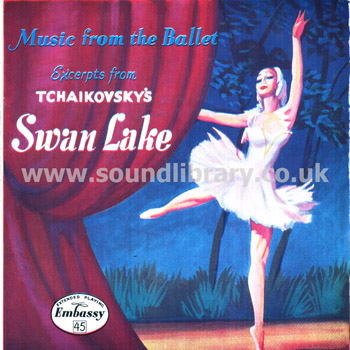 Serge Lamont Excerpts Swan Lake UK Issue 7" EP Embassy WEP 1007 Front Sleeve Image