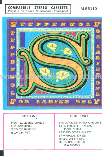 Steppenwolf For Ladies Only USA Issue Stereo MC Dunhill M 55110 Front Case Image
