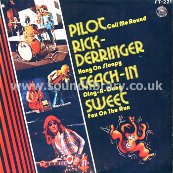The Sweet Fox On The Run Thailand Issue Stereo 7" EP 4 Track Stereo FT-221 Front Sleeve Image
