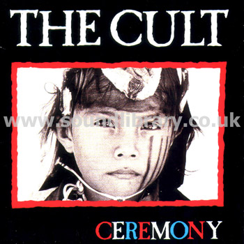 The Cult Ceremony EU Issue Poster Inlay CD Beggars Banquet BEGA 122 CD Front Inlay Image