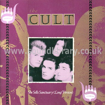 The Cult She Sells Sanctuary (Long Version) UK Issue 12" Beggars Banquet BEG 135 T Front Sleeve Image