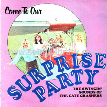 The Gate Crashers Come To Our Surprise Party UK Issue LP Stereo Gold Award MER 382 Front Sleeve Image