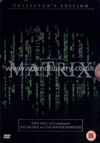 The Matrix Keanu Reeves Region 2 Collectors Edition 2DVD Warner Home Video D021982 Front DVD Image