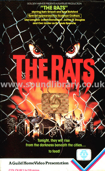 The Rats Sam Groom Robert Clouse VHS PAL Video Guild Home Video GH 294 Front Inlay Sleeve