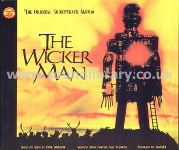 The Wicker Man Paul Giovanni Gary Carpenter  UK Issue CD Silva Screen FILMCD 330 Front Slip Cover Image
