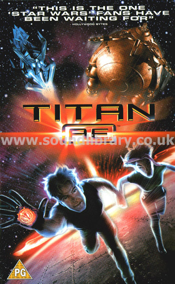 Titan AE Matt Damon VHS PAL Video 20th Century Fox Home Entertainment 19971S Front Inlay Sleeve