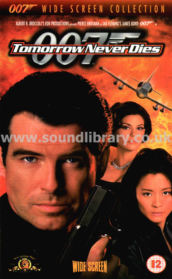 Tomorrow Never Dies James Bond VHS PAL Video MGM Home Entertainment S057134 Front Inlay Sleeve