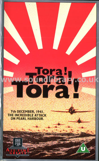 Tora! Tora! Tora! Martin Balsam VHS Video CBS Fox Video 1017 Front Inlay Sleeve