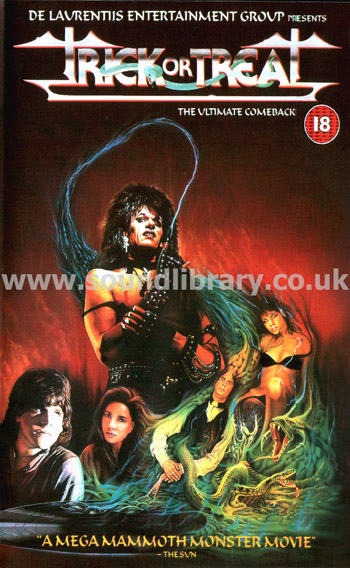 Trick Or Treat Marc Price VHS PAL Video Palace Premiere PVC 2089A Front Inlay Sleeve