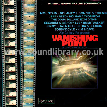 Vanishing Point Original Motion Picture Soundtrack UK Stereo Issue LP London SHU 8420 Front Sleeve Image
