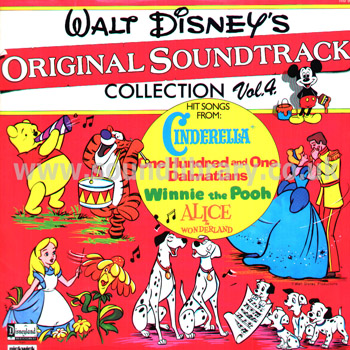 Walt Disney's Original Soundtrack Collection Vol. 4 LP Disneyland (Pickwick) HM 909 Front Sleeve Image