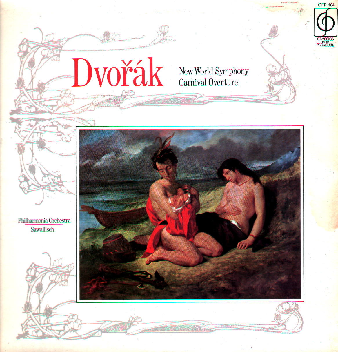 Wolfgang Sawallisch Dvorak New World Symphony UK LP Classics For Pleasure CFP 104 Front Sleeve Image